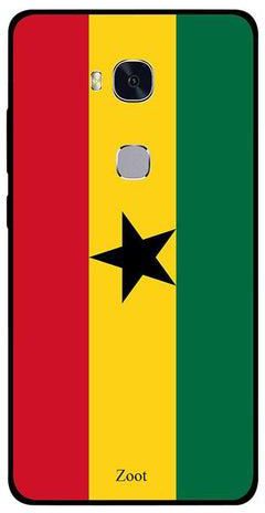 غطاء حماية واقٍ لهاتف هواوي أونر 5x نمط علم غانا