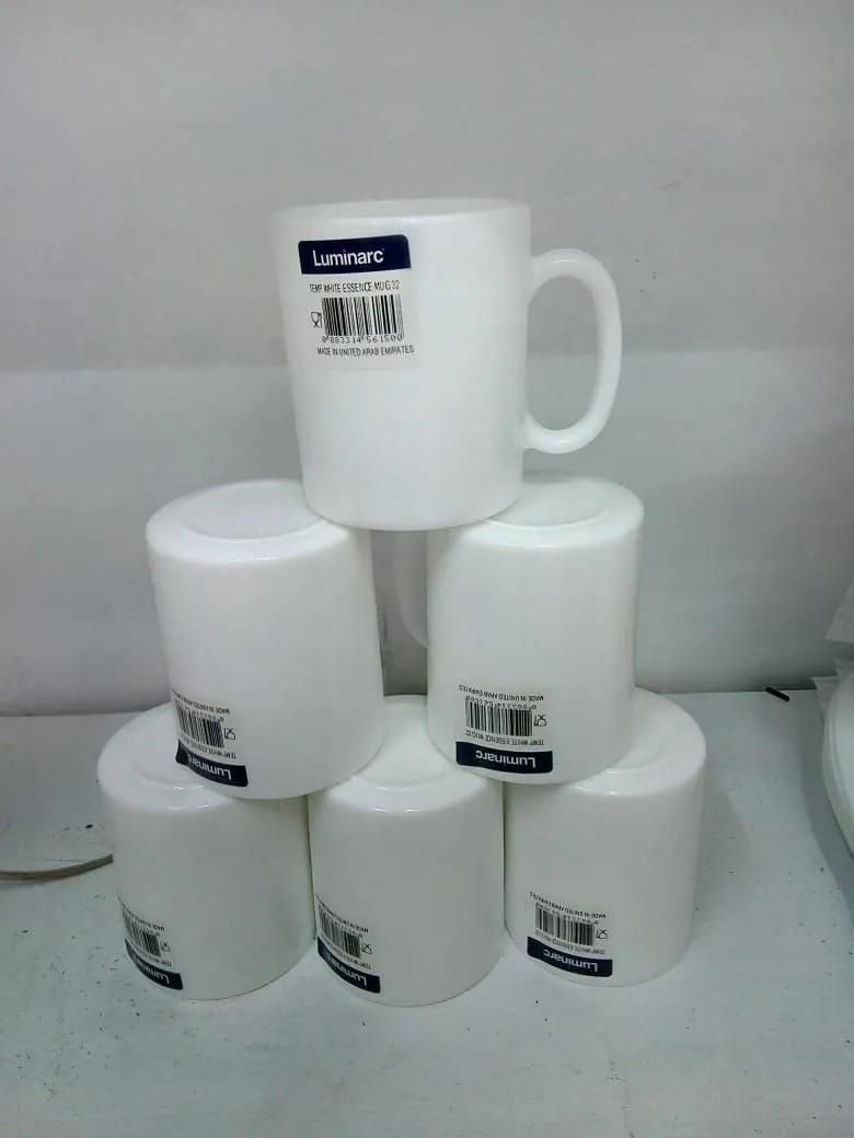 Luminarc 6pcs Luminarc Temp White Essence Mug- The  mugs/cups are comfortable, practical and diverse in shape.   Due to its technical characteristics and the ability to retain heat