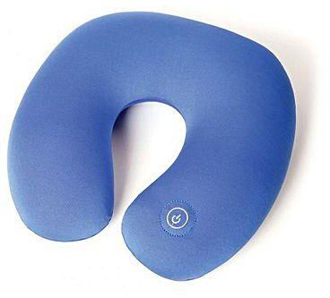 As Seen on TV Travel Pillow With Massager - Blue