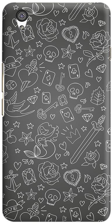 Stylizedd OnePlus X Slim Snap Case Cover Matte Finish - Doodles