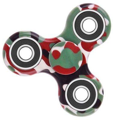 Generic Camouflage Print Stress Relief Gyro Toy Fidget Spinner - Green