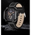 LIGE Sporty Waterproof Quartz Men's Watch-Designer Watches - Black