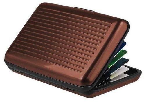 Generic Business Travel ID Credit Card Holder Wallet - Brown