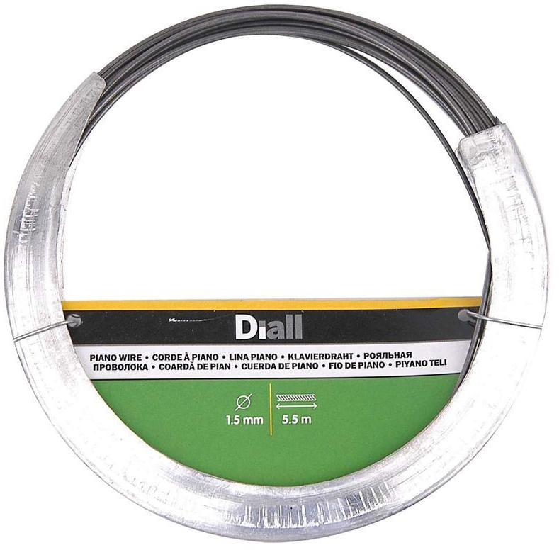 Diall Steel Piano Wire (1.3 mm x 5.5 m)