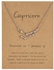 Stone Studded Capricorn Pendant Necklace