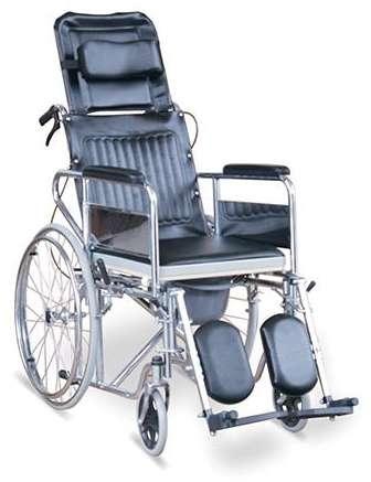 Jianlian JL 609GC Reclining Commode Wheelchair
