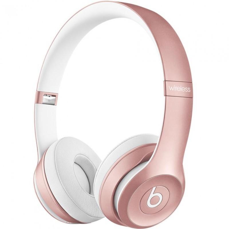 Beats by Dr. Dre Solo2 Wireless (Active), Bluetooth On-Ear Headset, Built-in Microphone, Rose Gold