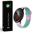Replacement Strap For Amazfit Pace Pink/Teal Green