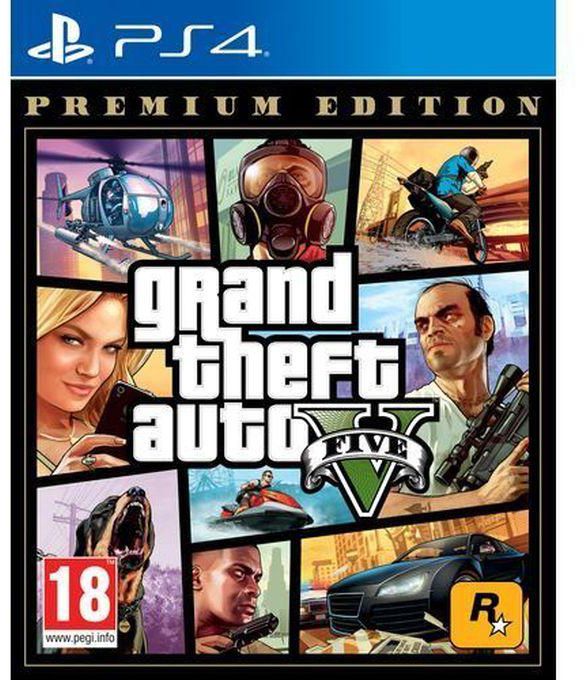 Rockstar Games Grand Theft Auto V Premium Online Edition - Region 2 - PlayStation 4 Game