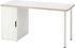 LAGKAPTEN / ALEX Desk - white/anthracite 140x60 cm