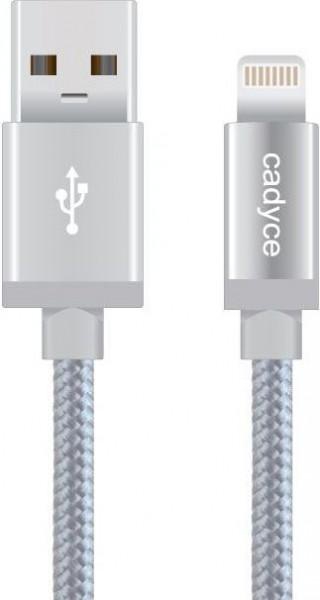 Cadyce CAYULCS USB Sync Lightning Cable Silver 1.2M