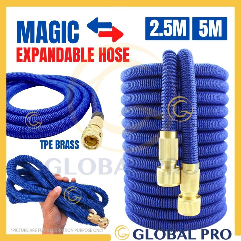 MAGIC Shrinkable Garden Hose Watering Expandable Car Washer Outdoor Telescopic Pipe
