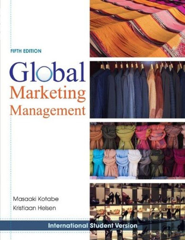 John Wiley & Sons Global Marketing Management: International Student Version ,Ed. :5