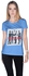 Creo This Is Us Movie Poster Printed T-Shirt for Women - S, Blue