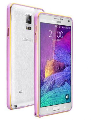 Speeed Aluminium Bumper Case for Samsung Galaxy Note 4 - Pink