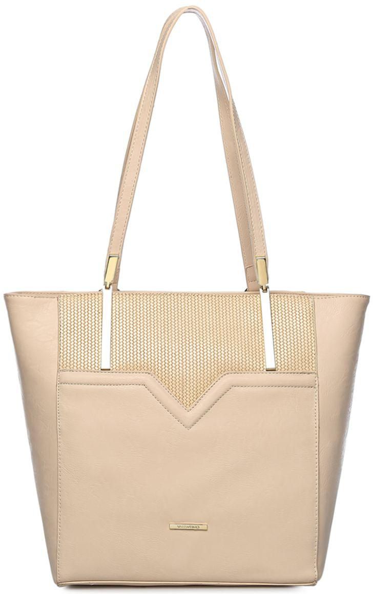 Valentino by Mario Valentino VBS0YD01 Tonic Shopper Bag for Women - Beige