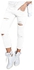 Gamiss Women Skinny Ripped Pants - White