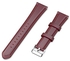 Genuine Handmade Leather Band with Black Buckle for Samsung Gear S3 Frontier and Classic Smart Watch Elite Strap - Maroon Dark Red