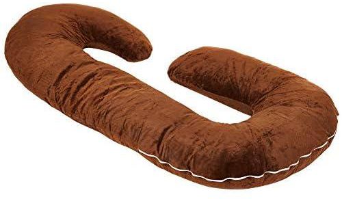 Novo 2.25Kg Pp Cotton Comfort Pillow, Brown - 145X80X25Cm, Free Size