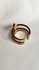 Artsy Drop Stone Gold Plating Ring-Silver