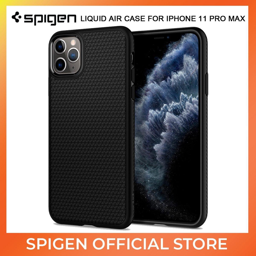 Spigen Liquid Air case for Apple iPhone 11 Pro Max (Black)