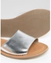ASOS JOIN ME Leather Summer Shoes - Metallic mix