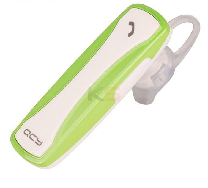 QCY J134 Bluetooth V3.0 Headset Wireless Hands-free Call Volume Control Headphone with Mic -Green