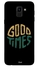 غطاء واقٍ لهاتف سامسونج جالاكسيJ6 مطبوع عليه عبارة "Good Times"