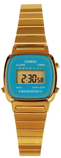 Casio LA670WGA-2D Stainless Steel Watch - Gold