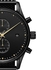 Voyager Black Dial Watch - 28000157-D للرجال