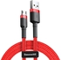 Baseus Cafule Cable USB For Lightning 2.4A, 1M, Red - CALKLF-B09