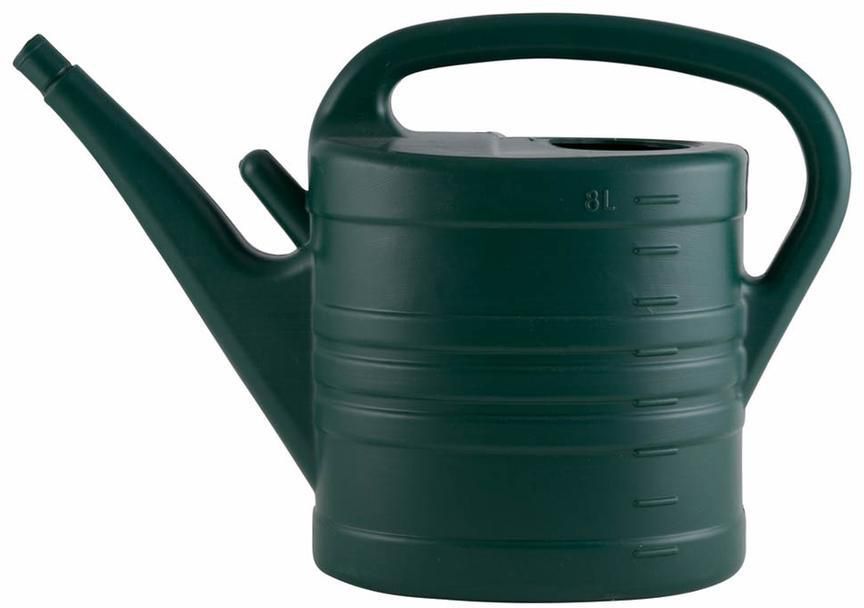 Plastic Watering Can (8 L, Green)
