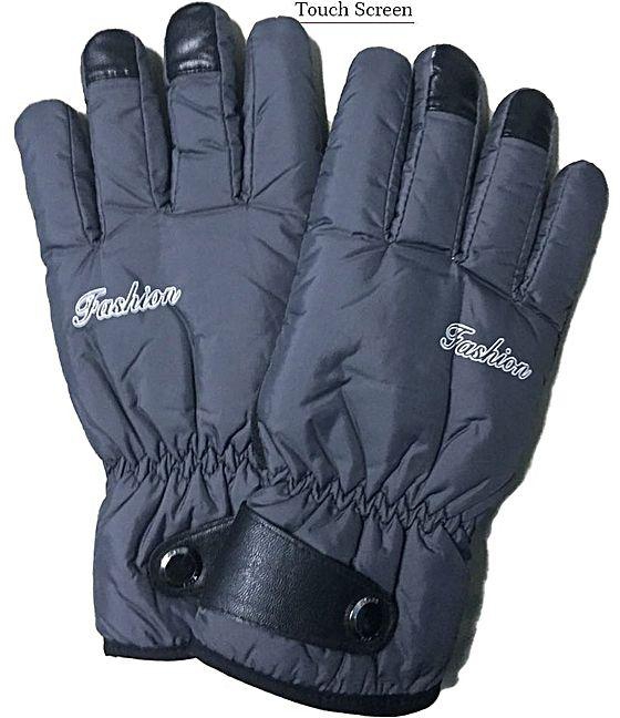 Generic Waterproof Anti-slip Thermal Touch screen Gloves - Gray