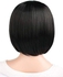 Synthetic Hair Wig Short Straight Black Color Thermal Hair