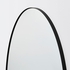 LINDBYN Mirror, black, 80 cm - IKEA