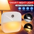 Mini LED Night Plug-In Smart Wall Lamp Lighting Sensor Control