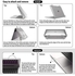 2-Piece Protective Hardshell Rubberized Case Cover For MacBook Air Silver