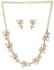 زافيري بيرلز طقم مجوهرات للنساء (ذهبي) (ZPFK5216)