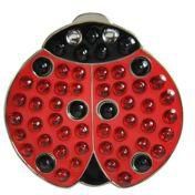 Navika Lady Luck (Ladybug) Swarovski Crystal Ball Marker
