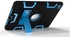 غطاء حماية واقٍ مزوَّد بمسند لجهاز آي باد ميني بشاشة مقاس 7.9 بوصات من أبل (إصدار 2016) الأسود / الأزرق