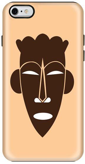 Stylizedd  Apple iPhone 6 Plus Premium Dual Layer Tough case cover Matte Finish - Tribal Mask