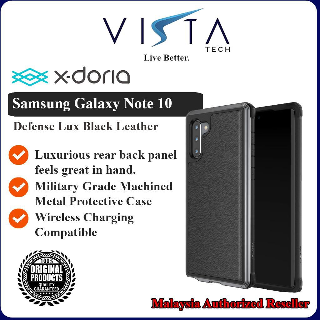 X-Doria Defense Lux Note 10 Leather Phone Case (Black)