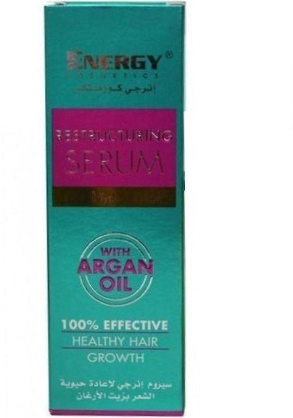 Energy Cosmetics Restructuring Serum With Argan Oil For All Types Of Hair- 60 Ml