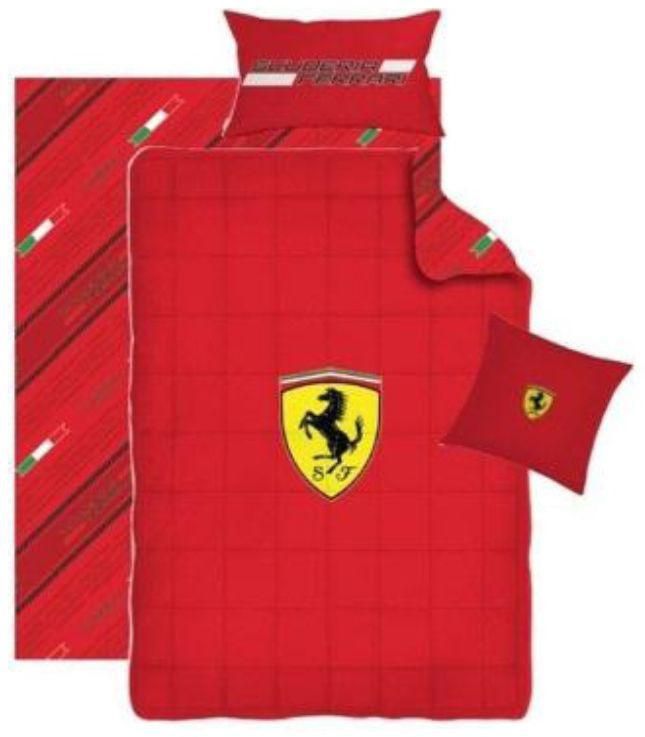 Ferrari Comforter Set By Sky Single 3 Pcs Fe001 Red