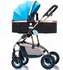 Pixie - 3in1 Smart Twist Rotating Luxury Stroller - Blue- Babystore.ae