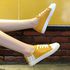 Women's Shoes Fashion Casual Solid Color Cartoon Printed Canvas Shoes