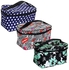 L.A. Colors Fashion Printed Cosmetic Bags With Straps - Green