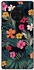 Protective Case Cover For Huawei Mate 30 Pro Flowers And Dark Green Feathers