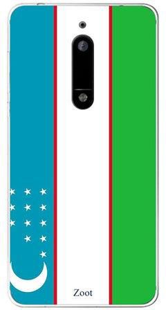 Protective Case Cover For Nokia 5 Uzbekistan Flag