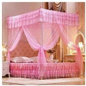  Mosquito Net With Metallic Stand Pink